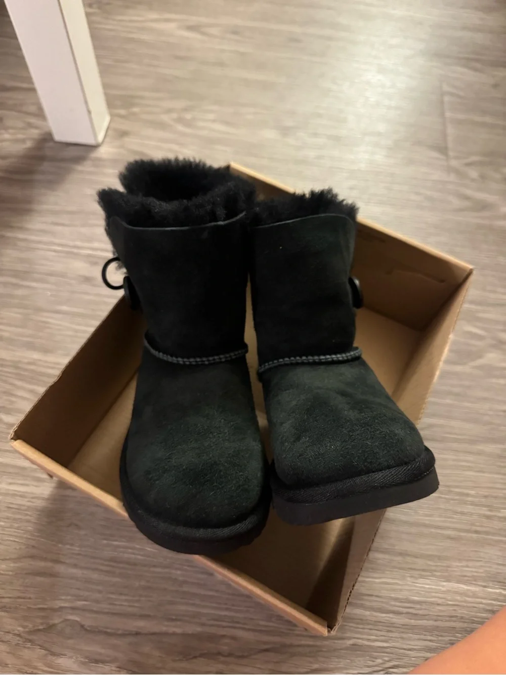 UGG Kids Bailey Black Boots